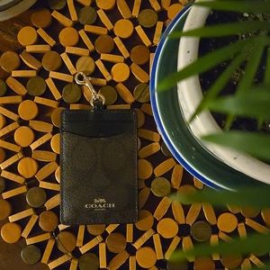 COACH Signature Lanyard ID w/o Strap